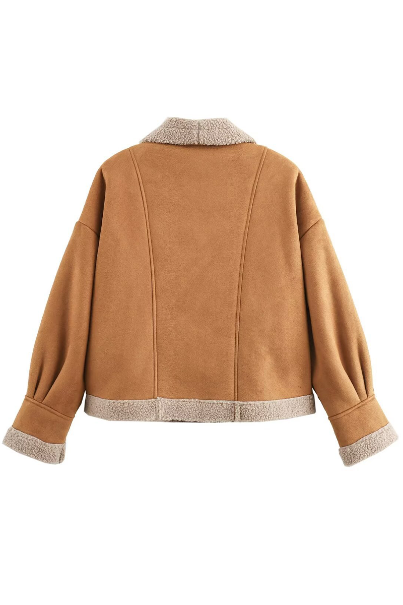 Vêtements d'extérieur décontractés à porter au quotidien, avec poches, boutons et col montant.