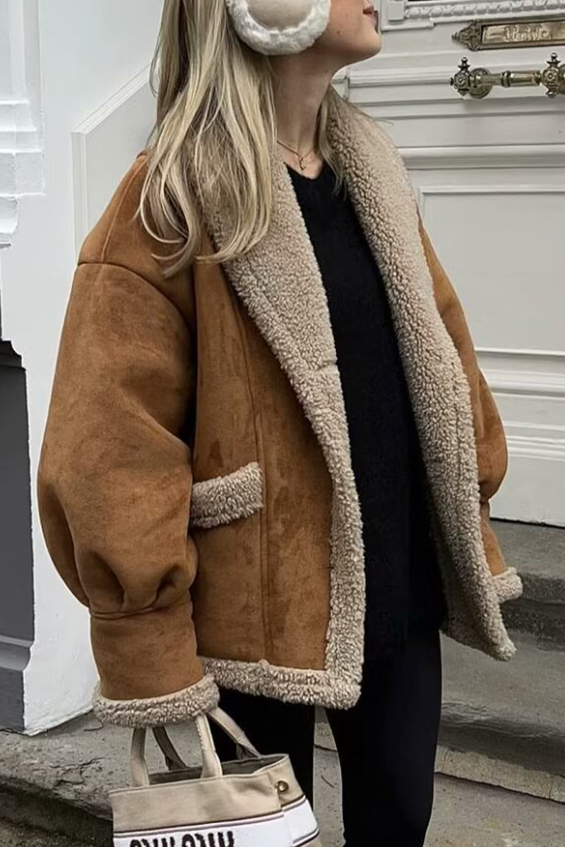 Vêtements d'extérieur décontractés à porter au quotidien, avec poches, boutons et col montant.