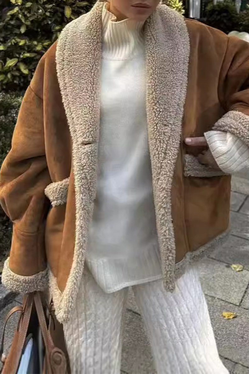 Vêtements d'extérieur décontractés à porter au quotidien, avec poches, boutons et col montant.