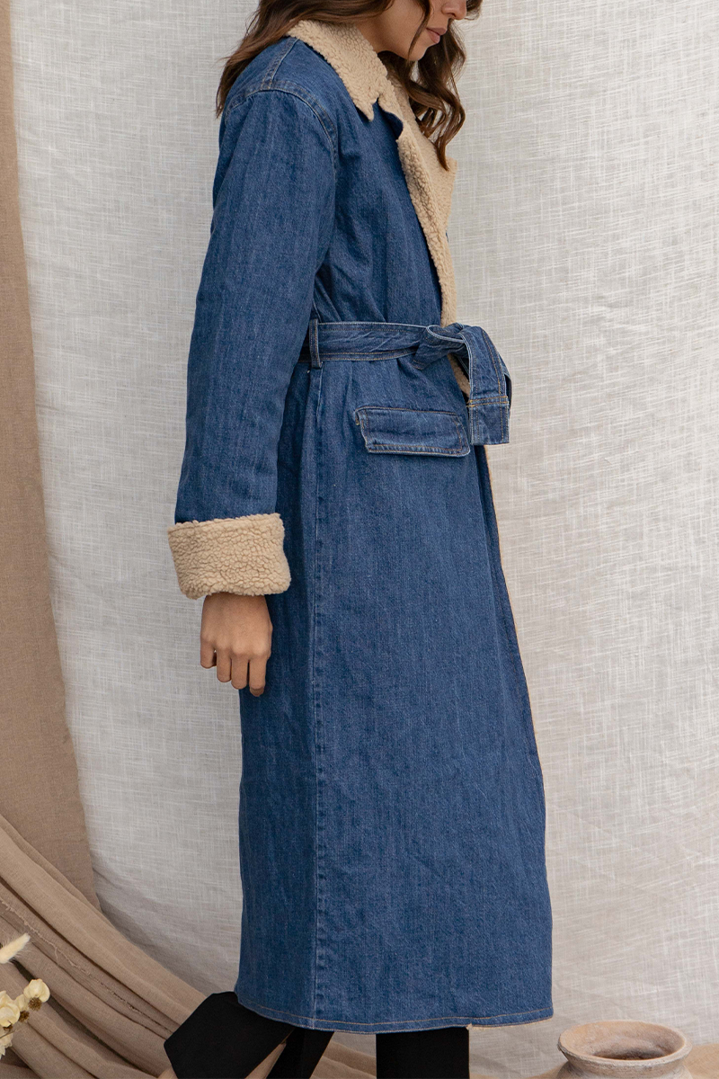 Vêtements d'extérieur décontractés, style streetwear, avec poches, lacets, patchwork et col montant.