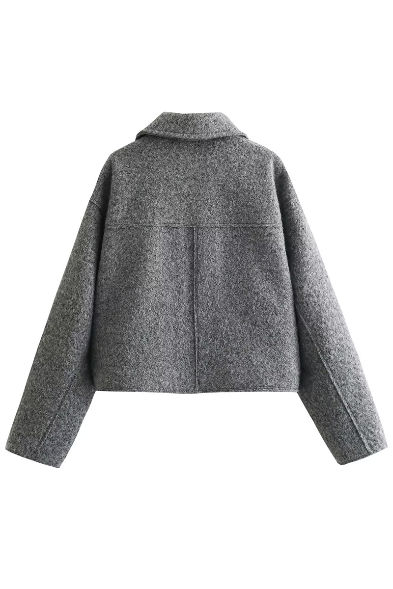 Vêtements d'extérieur décontractés, style streetwear, avec poches, fermeture éclair et col montant.