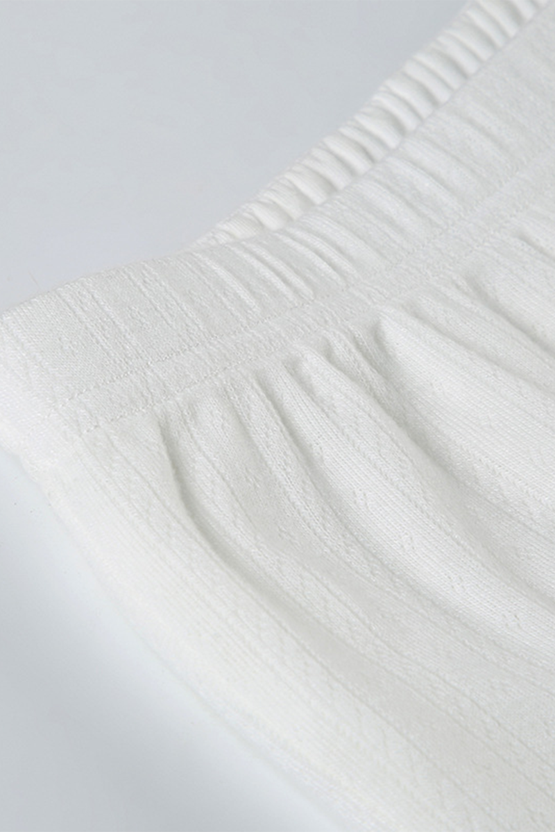 Ensemble deux pièces décontracté, quotidien, ajouré, boutons, col rond, manches longues.