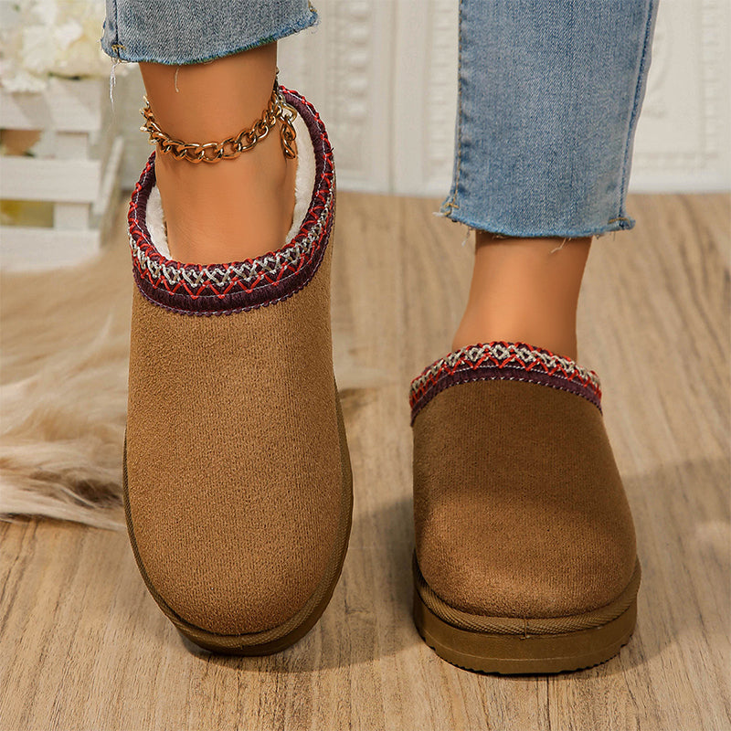 Chaussures confortables et fermées au contraste quotidien (4 couleurs)