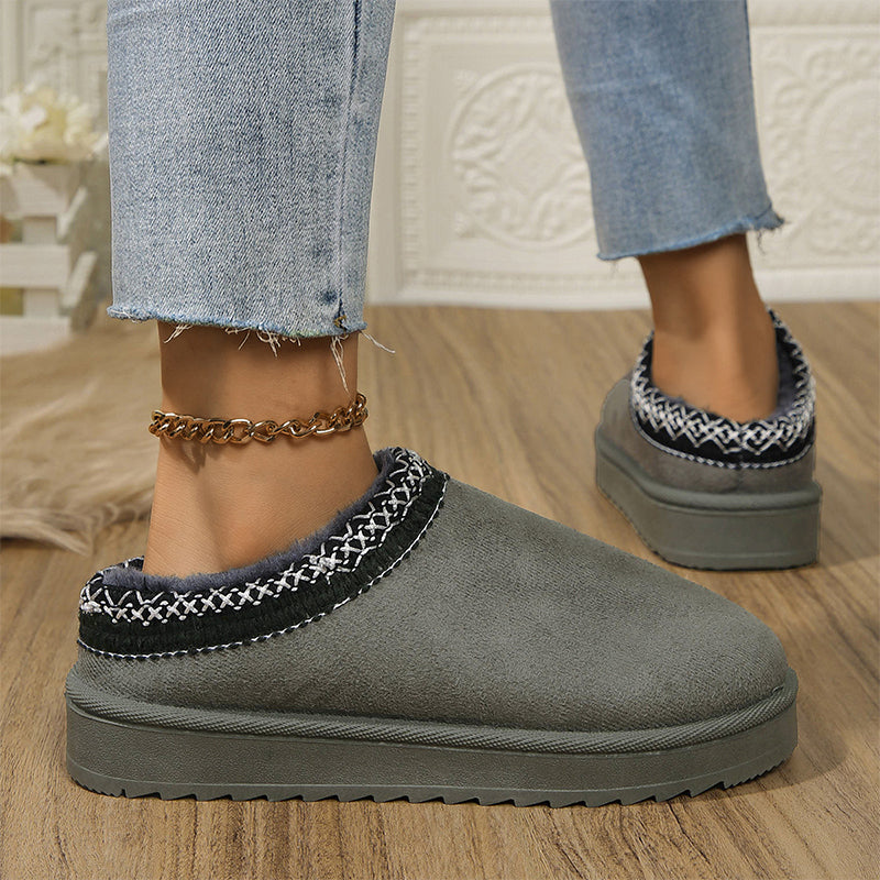 Chaussures confortables et fermées au contraste quotidien (4 couleurs)