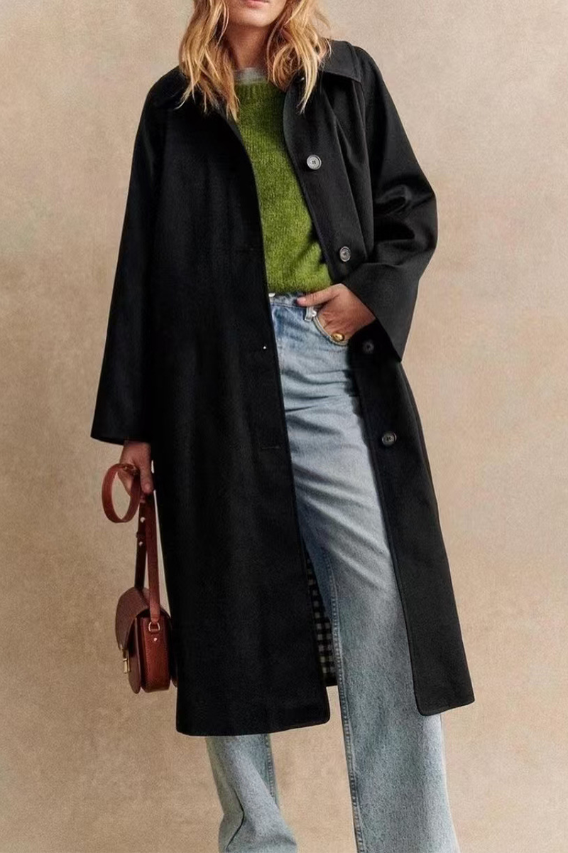 Vêtements d'extérieur décontractés, style streetwear, col boutonné (3 couleurs)