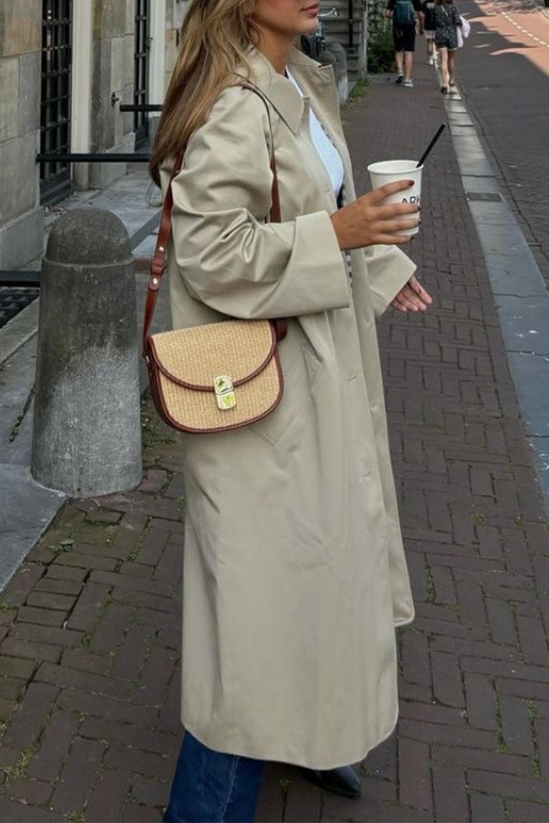 Vêtements d'extérieur décontractés, style streetwear, col boutonné (3 couleurs)