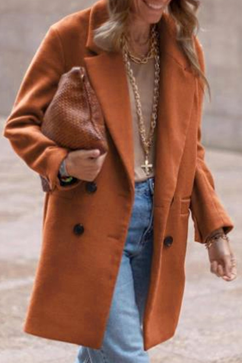 Vêtements d'extérieur décontractés, style streetwear, avec poches, boutons et col montant (3 couleurs)