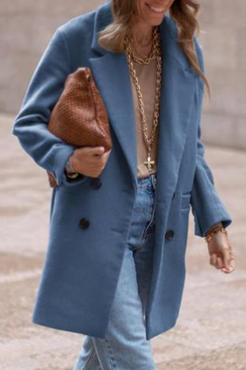 Vêtements d'extérieur décontractés, style streetwear, avec poches, boutons et col montant (3 couleurs)