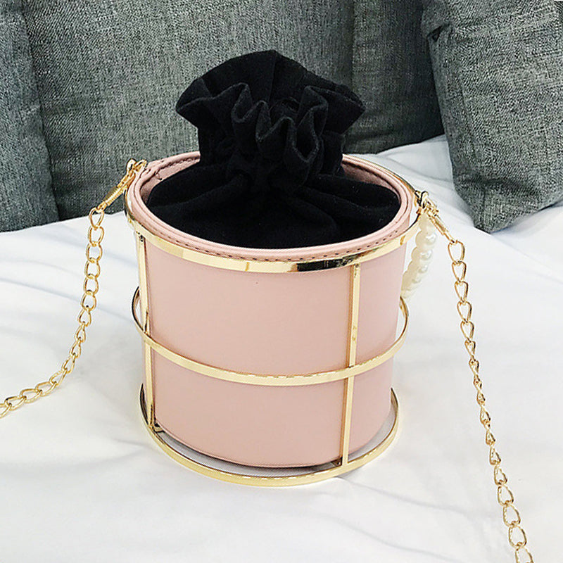 Sacs à main décontractés, pour tous les jours, pour les fêtes, avec patchwork, perles et chaînes (4 couleurs)