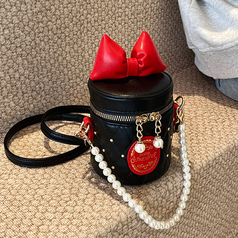 Sacs à main décontractés à porter au quotidien, ornés de nœuds, de patchwork et de perles, avec fermeture éclair.