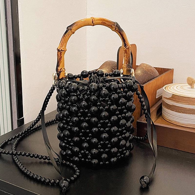 Sacs dépareillés décontractés à perles décoratives (3 couleurs)