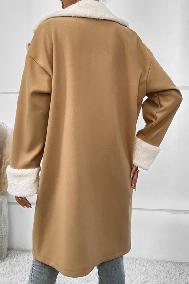 Vêtements d'extérieur décontractés, style streetwear, à boutons, col montant.