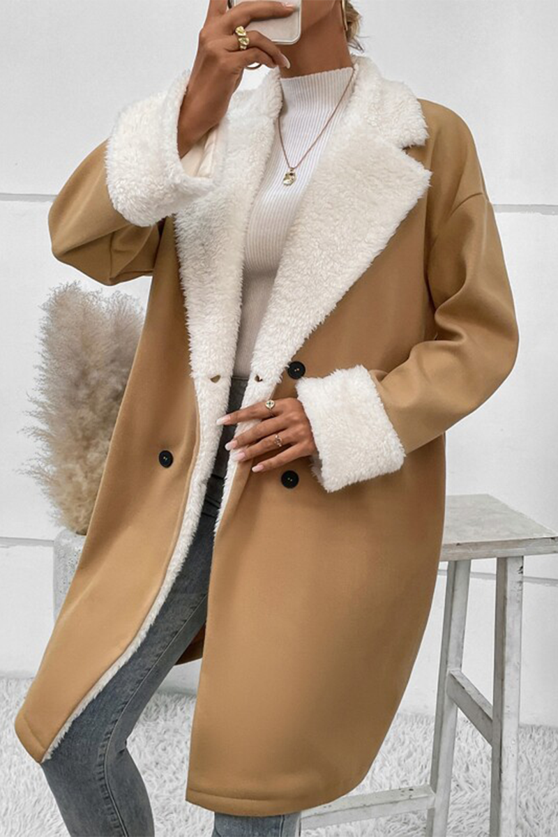 Vêtements d'extérieur décontractés, style streetwear, à boutons, col montant.