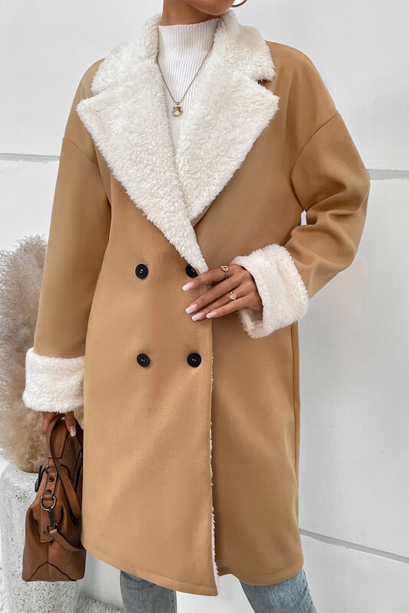 Vêtements d'extérieur décontractés, style streetwear, à boutons, col montant.