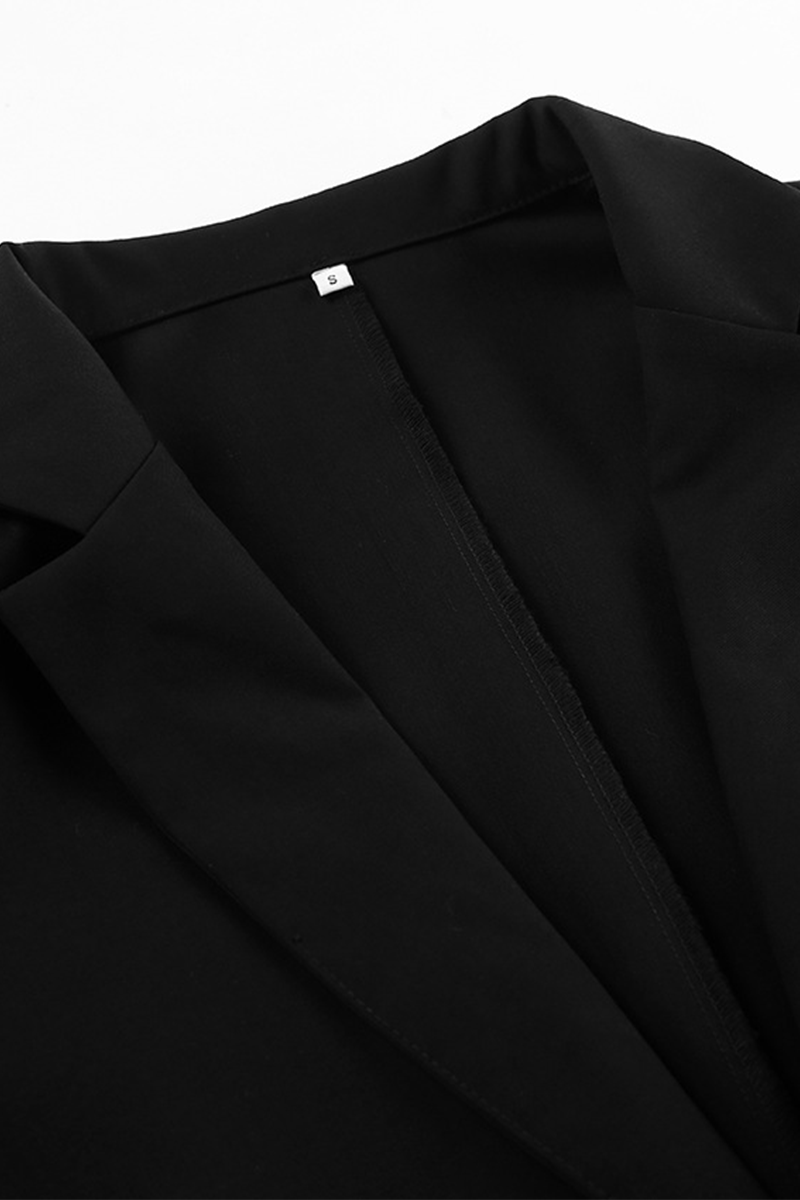 Vêtements d'extérieur décontractés à col mandarin, avec boutons et patchwork, pour tous les jours.