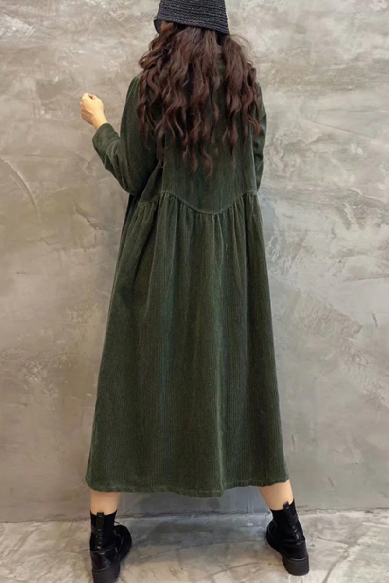 Vêtements d'extérieur décontractés à col rabattu avec poche et boucle (4 couleurs)