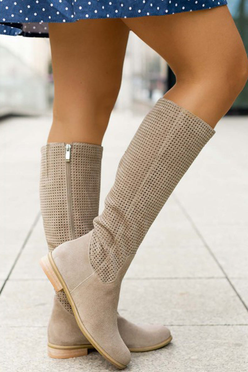 Chaussures décontractées quotidiennes, ajourées, unies, respirantes, rondes et confortables.