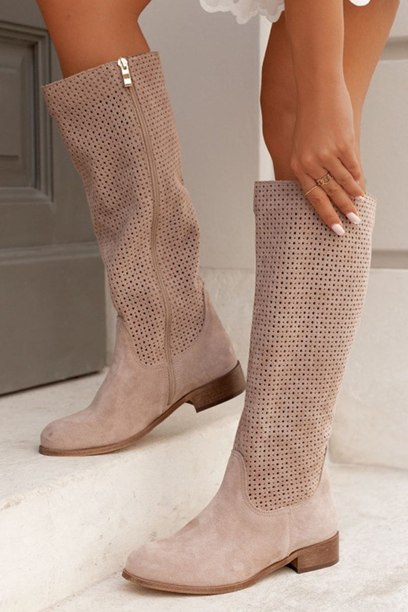 Chaussures décontractées quotidiennes, ajourées, unies, respirantes, rondes et confortables.