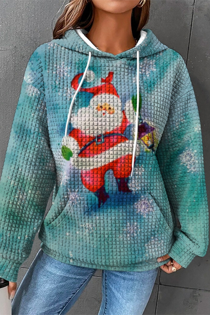 Sweats à capuche basiques à imprimé décontracté