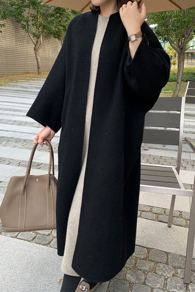 Vêtements d'extérieur décontractés, style streetwear, avec poches et col en cardigan (6 couleurs)