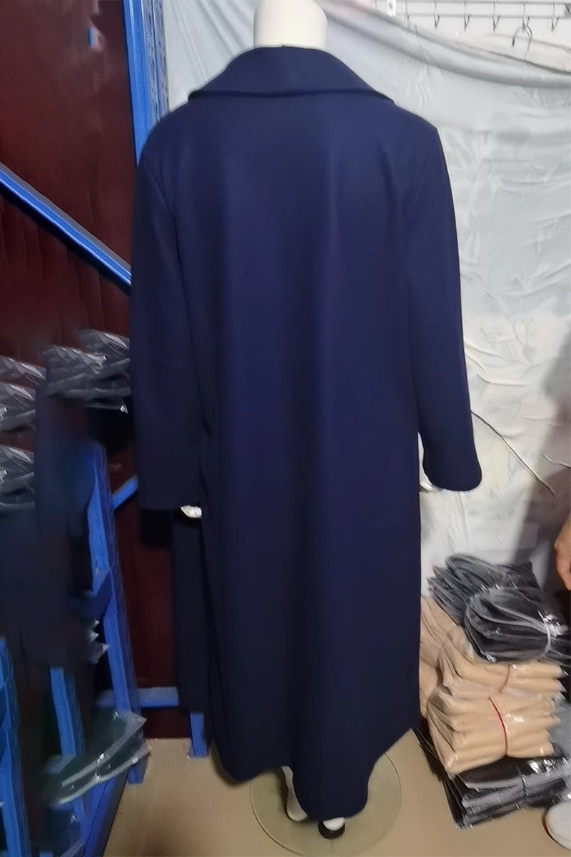 Vêtements d'extérieur décontractés à col châle avec poches (7 couleurs)