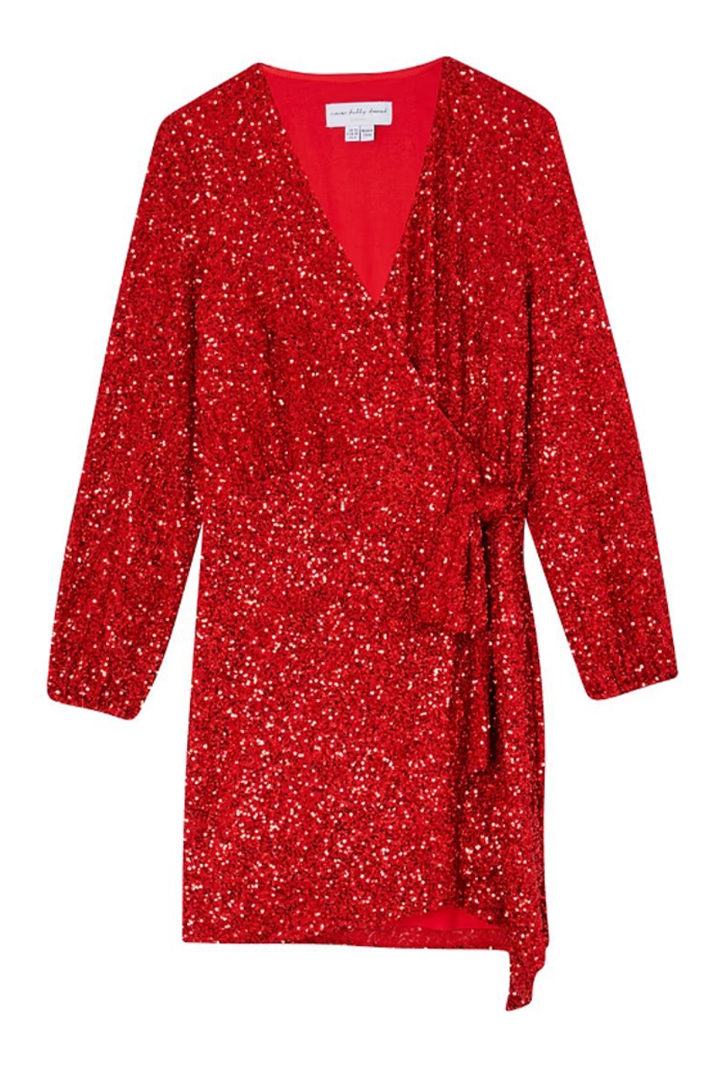 Robes Sexy en Dentelle à Volants et Décolleté en V (4 Couleurs)