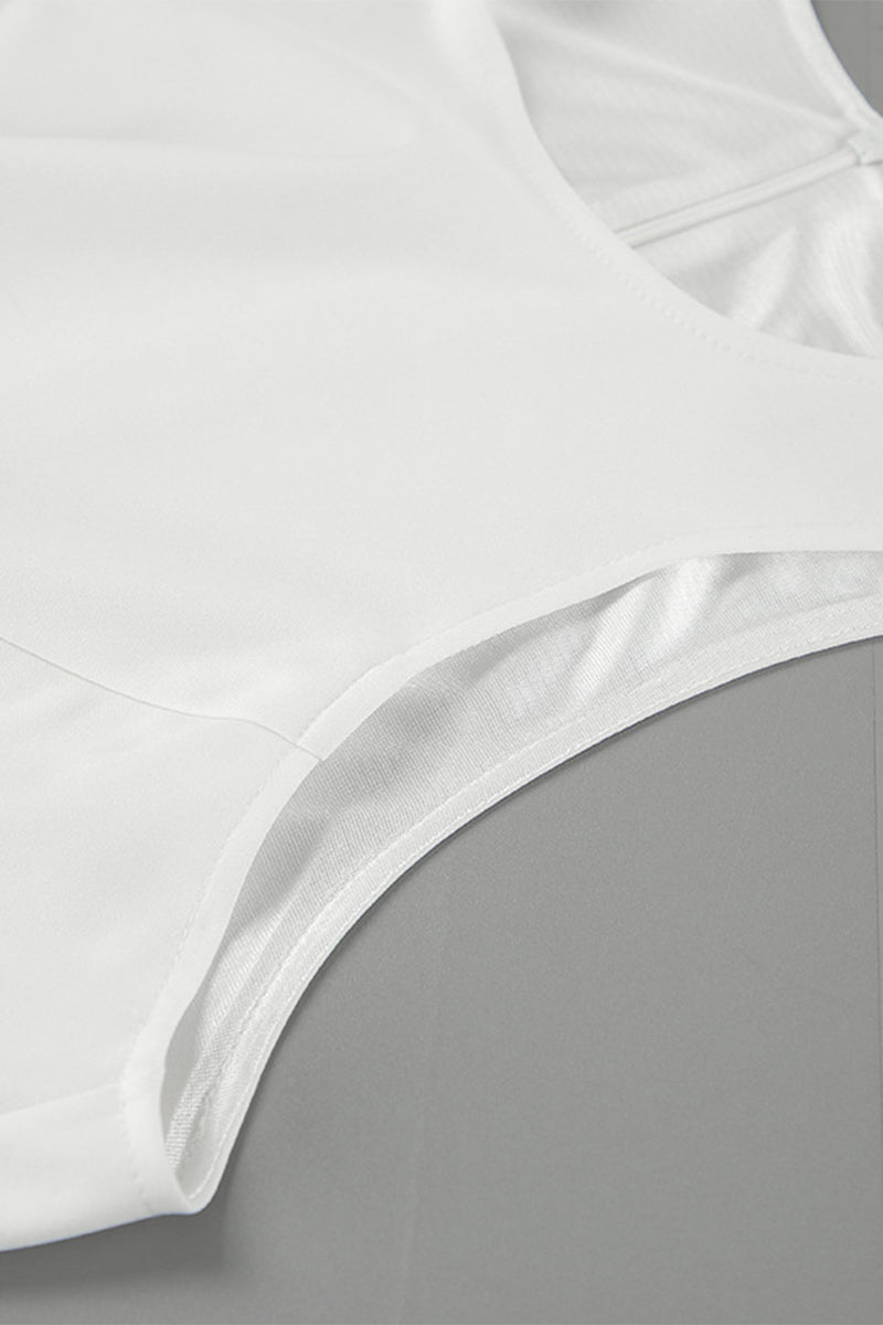 Robes décontractées à porter au quotidien, col rond, sans manches