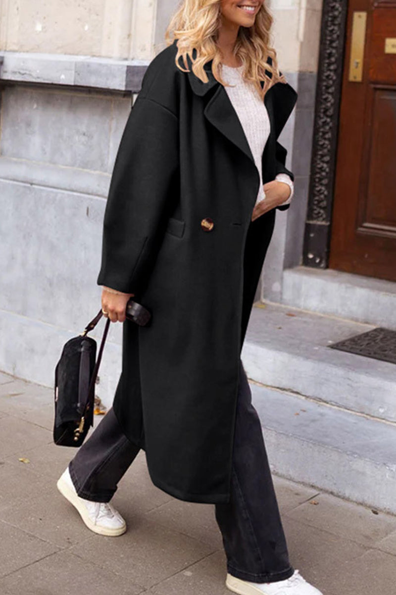 Vêtements d'extérieur décontractés à porter au quotidien, avec poches, boutons et col montant.