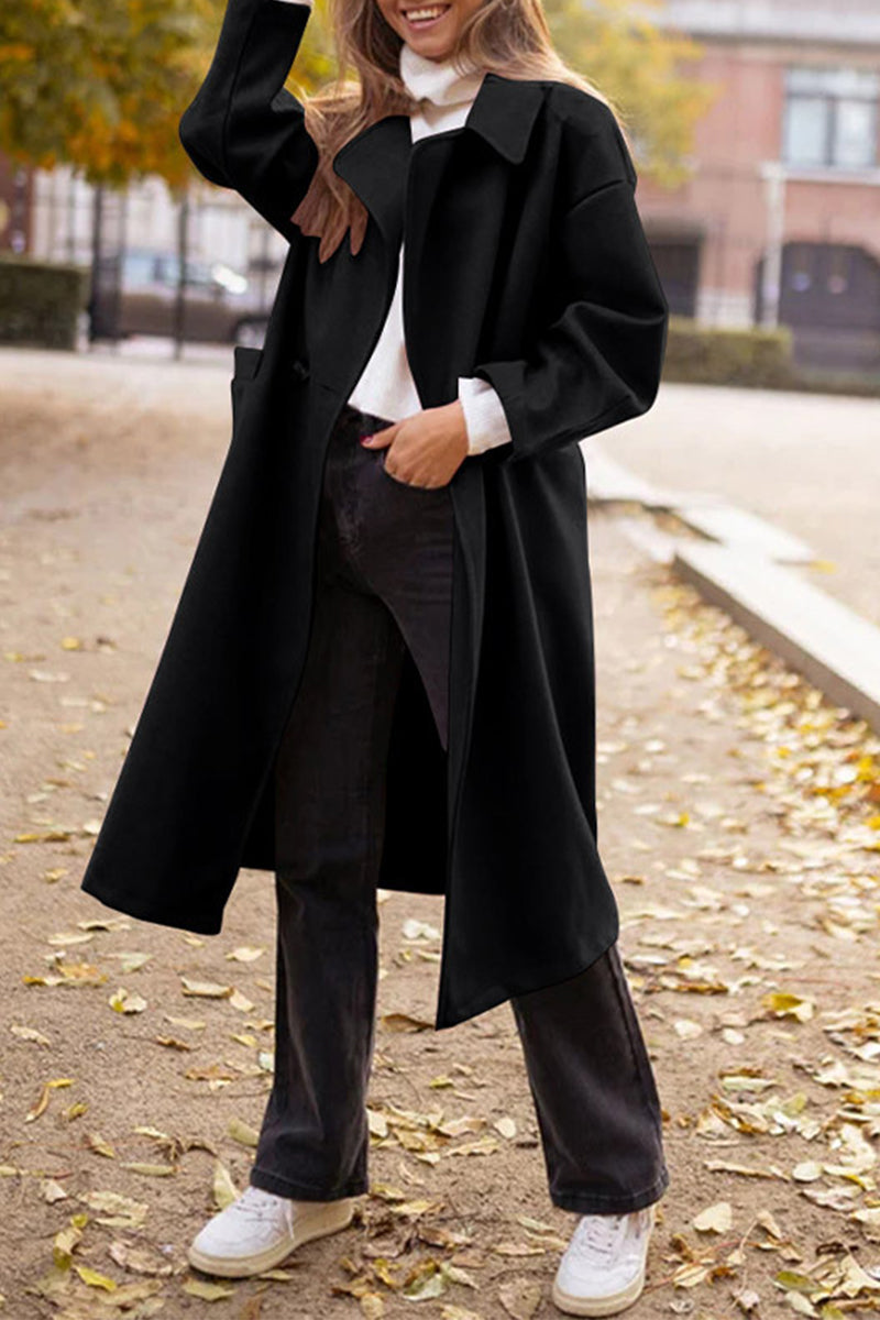 Vêtements d'extérieur décontractés à porter au quotidien, avec poches, boutons et col montant.