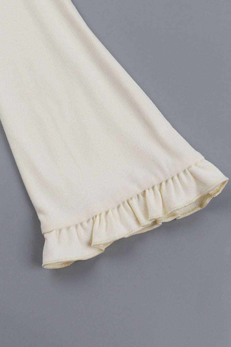 Haut décolleté en V, style décontracté, avec lacets et liseré, à encolure en V.