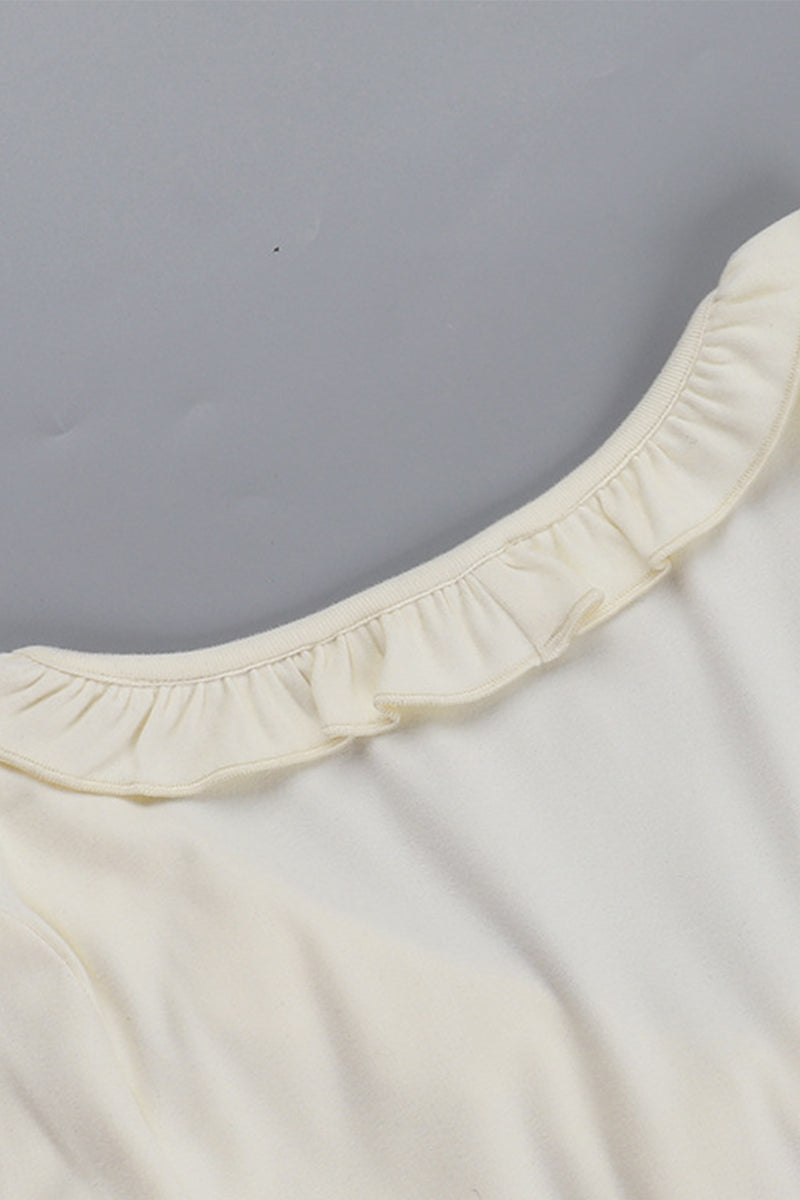 Haut décolleté en V, style décontracté, avec lacets et liseré, à encolure en V.