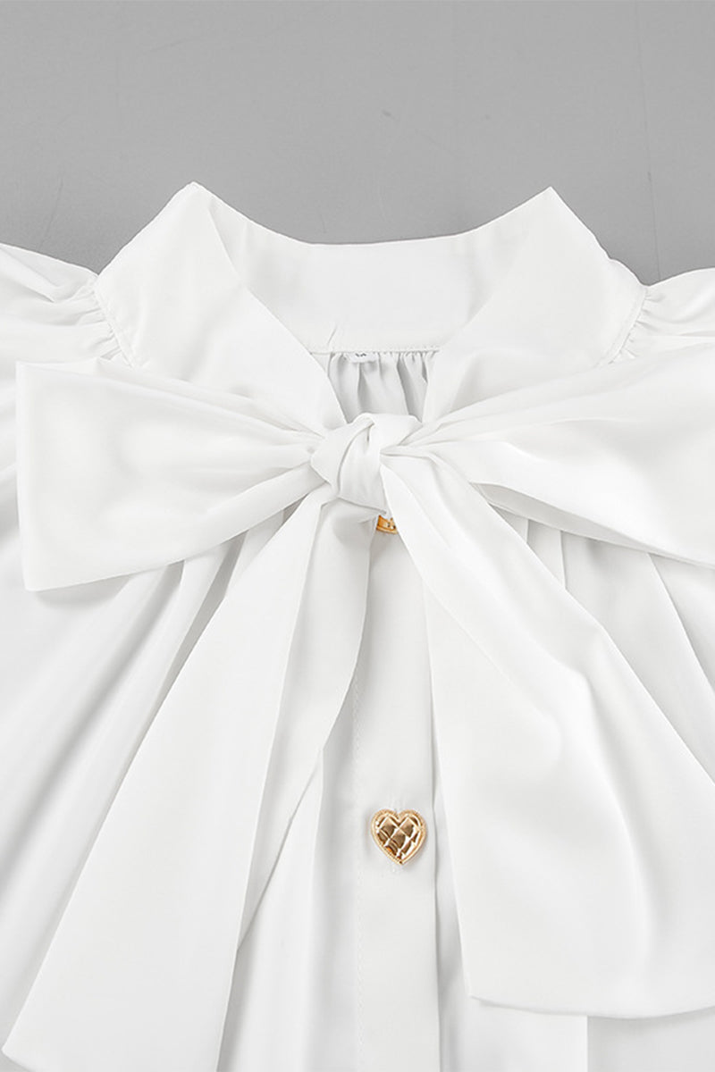 Elegant Lace Up Buckle Ribbon Collar A Line Dresses(3 Colors)