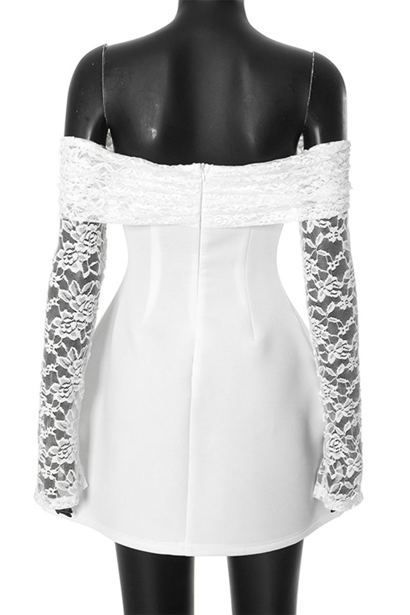 Sexy Lace Off Shoulder Princess Dresses