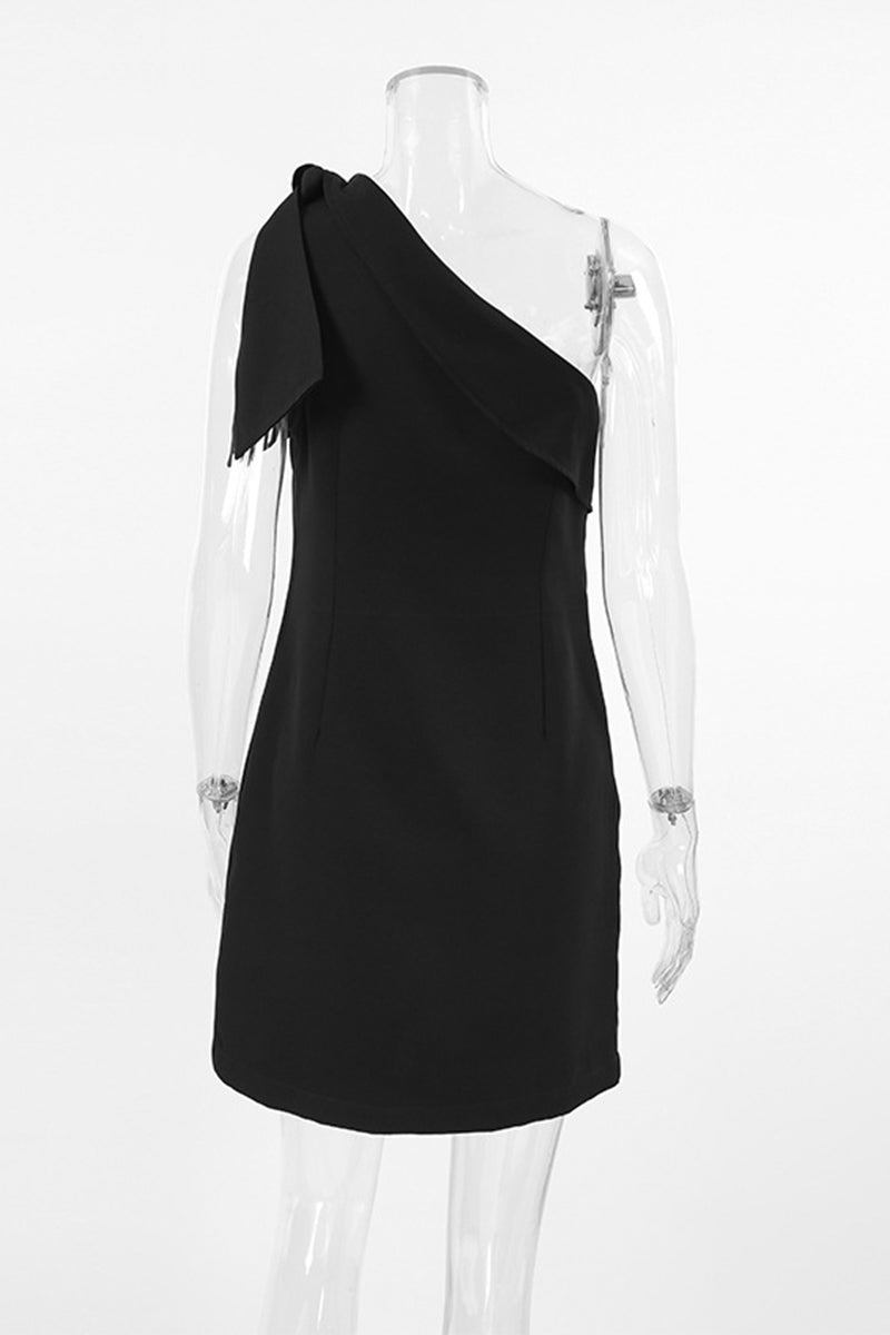 Robes décontractées sans manches à lacets et épaules dénudées