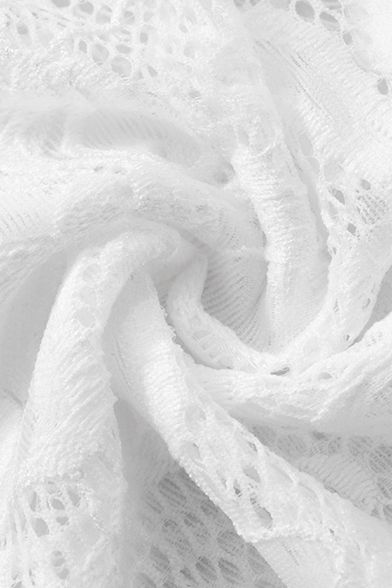 Sexy Lace See-Through O Neck A Line Dresses