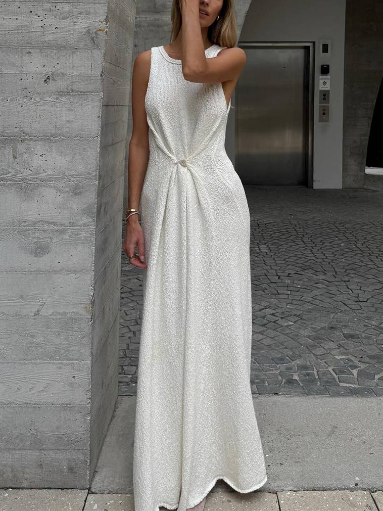 Minimalist Vacation Style Dress