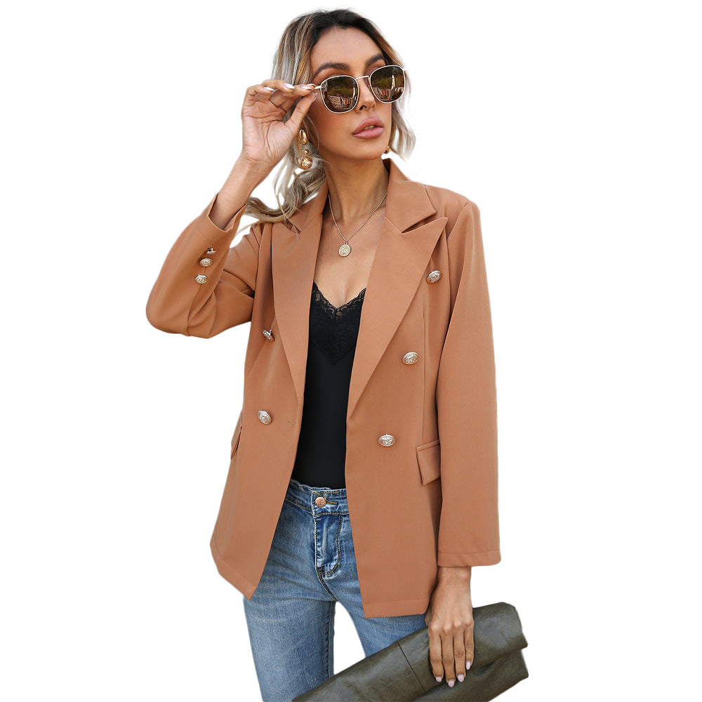 Collared Button Blazer