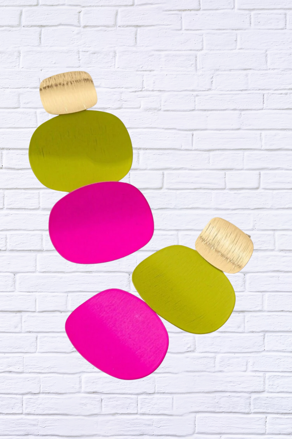 Bold & Playful – Color Pop Statement Drop Earrings