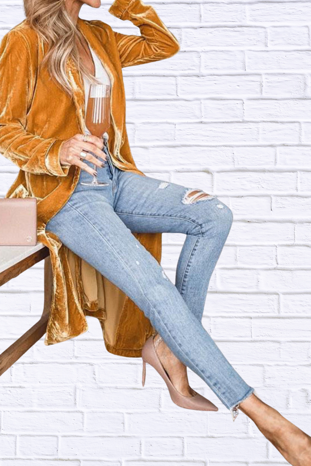 Open Front Long Sleeve Longline Cardigan