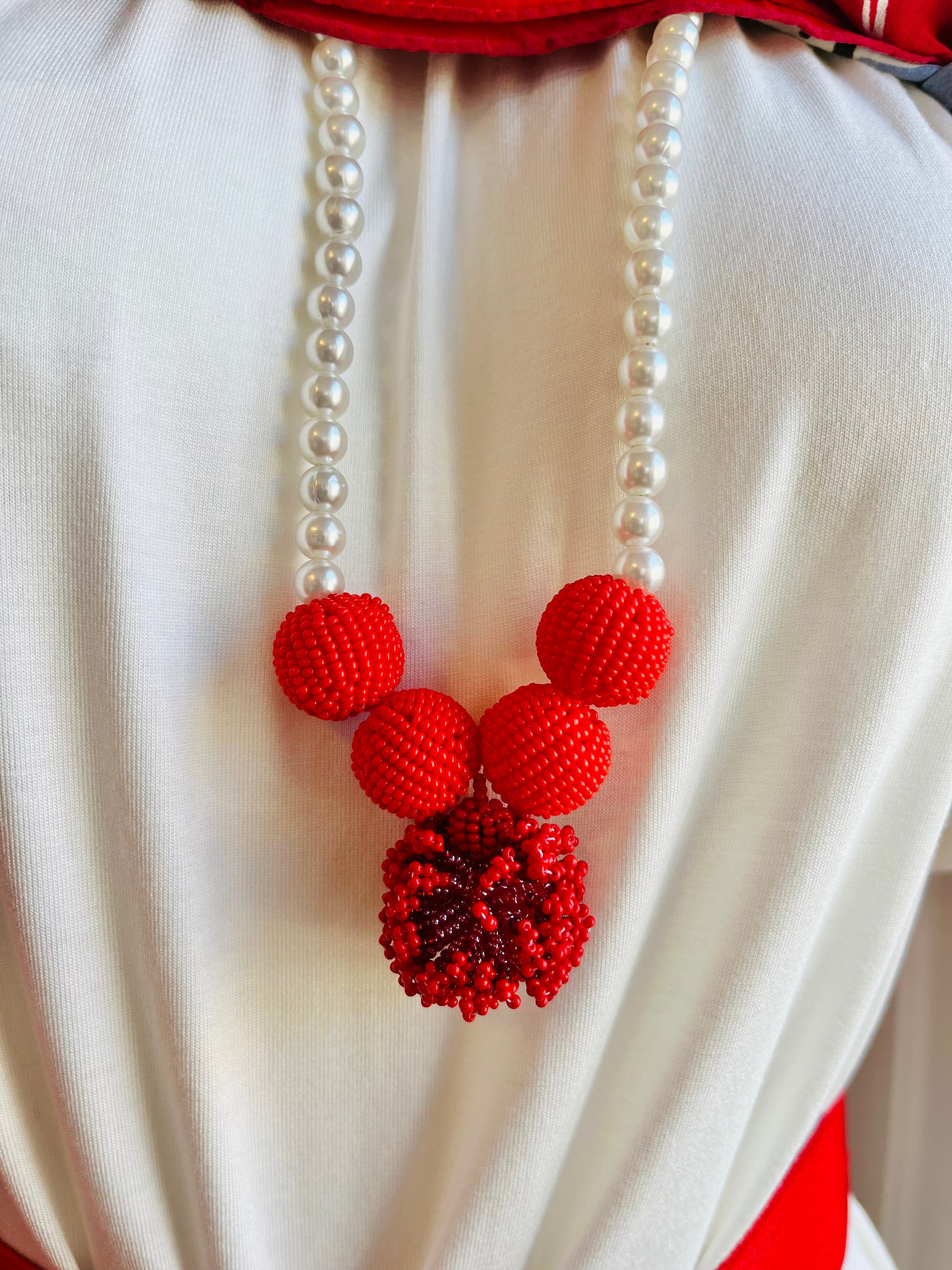 Woya Moya Long Strand Necklace