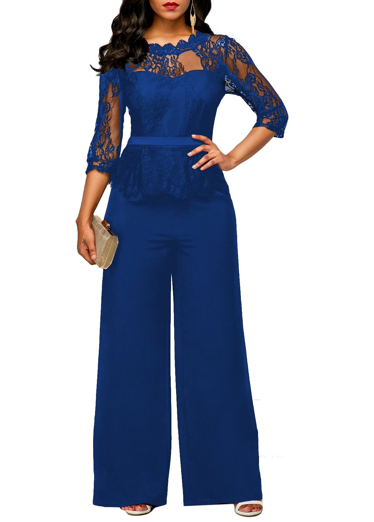 Formal Sexy Lace Jumpsuit