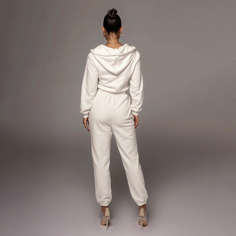 Urban Hooded Casual Women Jumpsuit