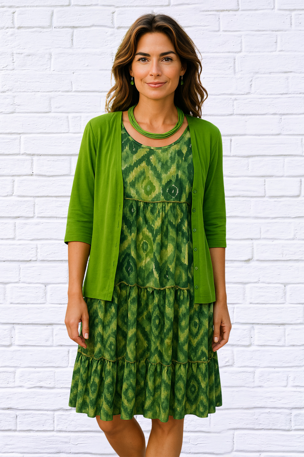 Contrast Midi Dress- Flattering, Comfortable, and Stylish | Diva USA