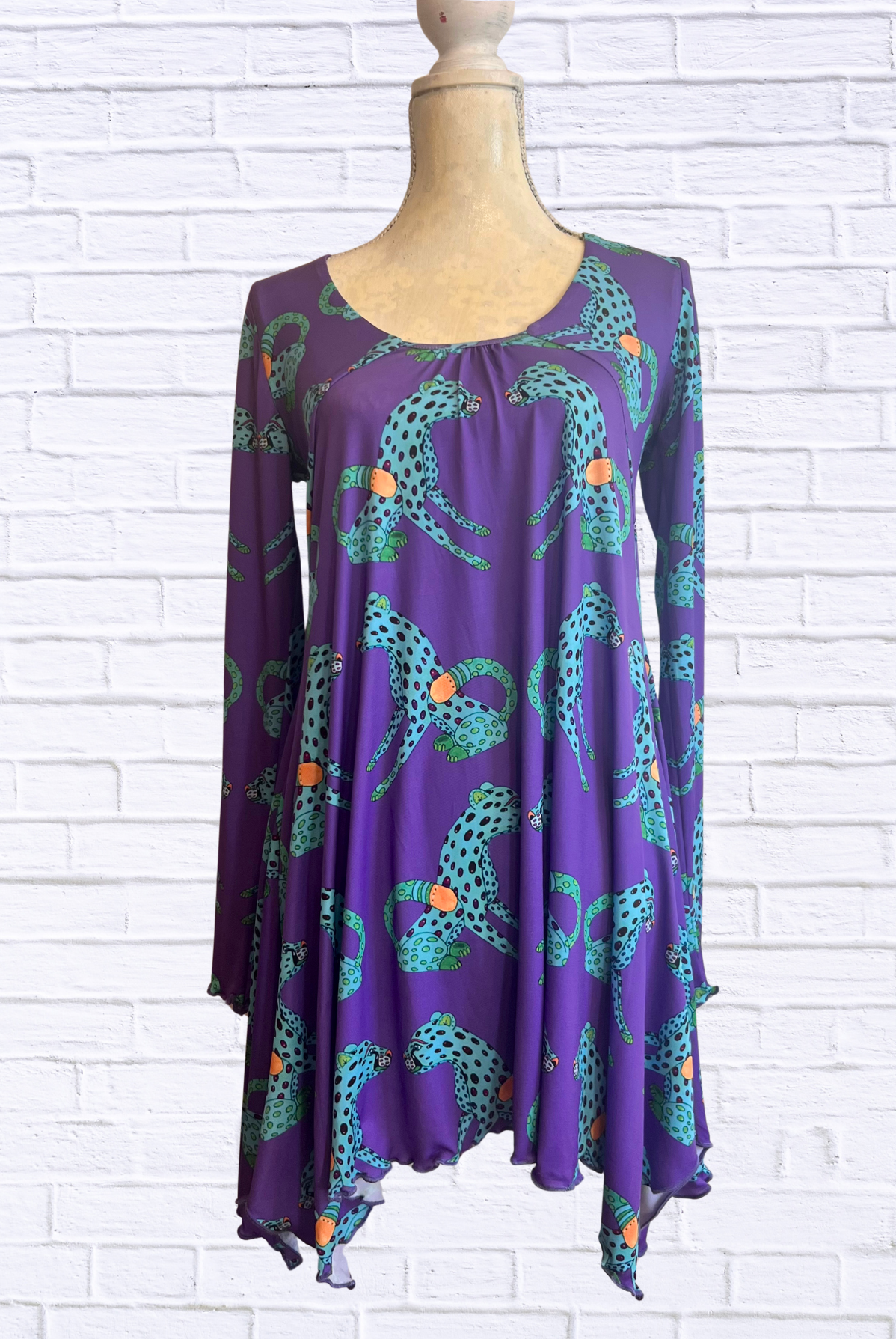 Sibella Pleated Front Long Sleeve Blouse