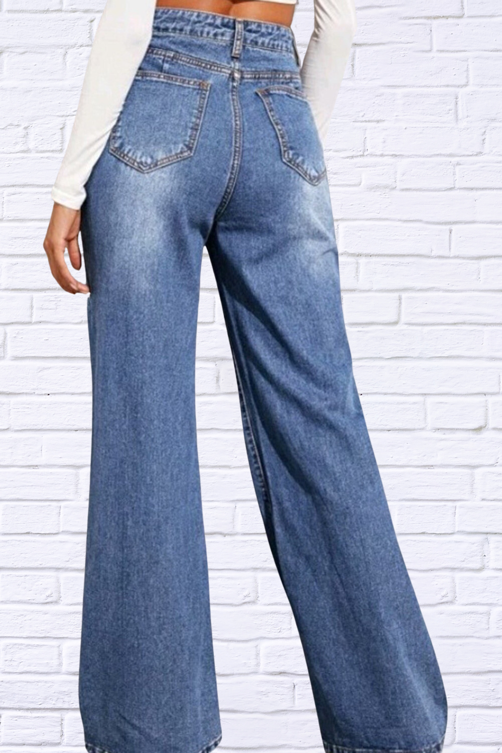 High Waist Wide Leg Jeans