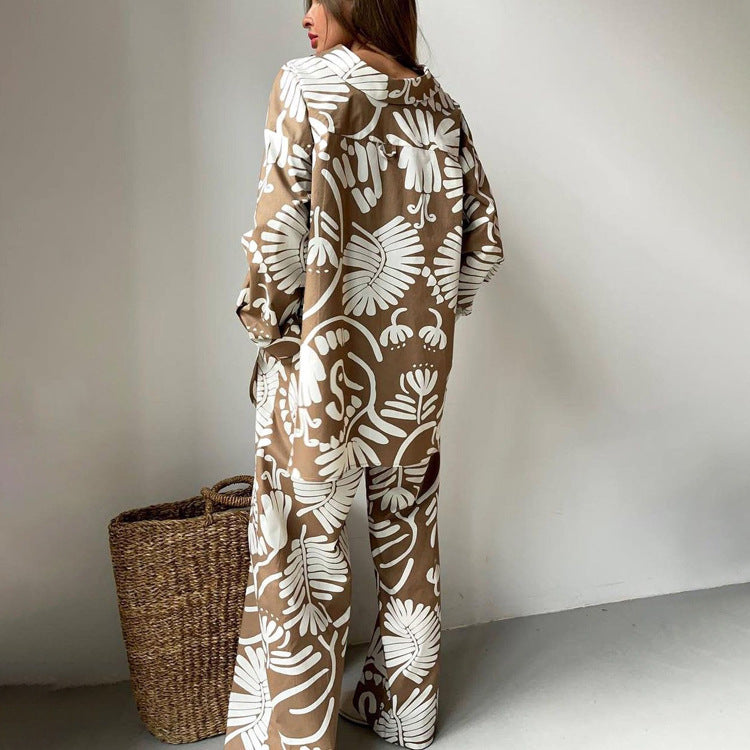 Long Sleeved Shirt Tube Top High Waist Set