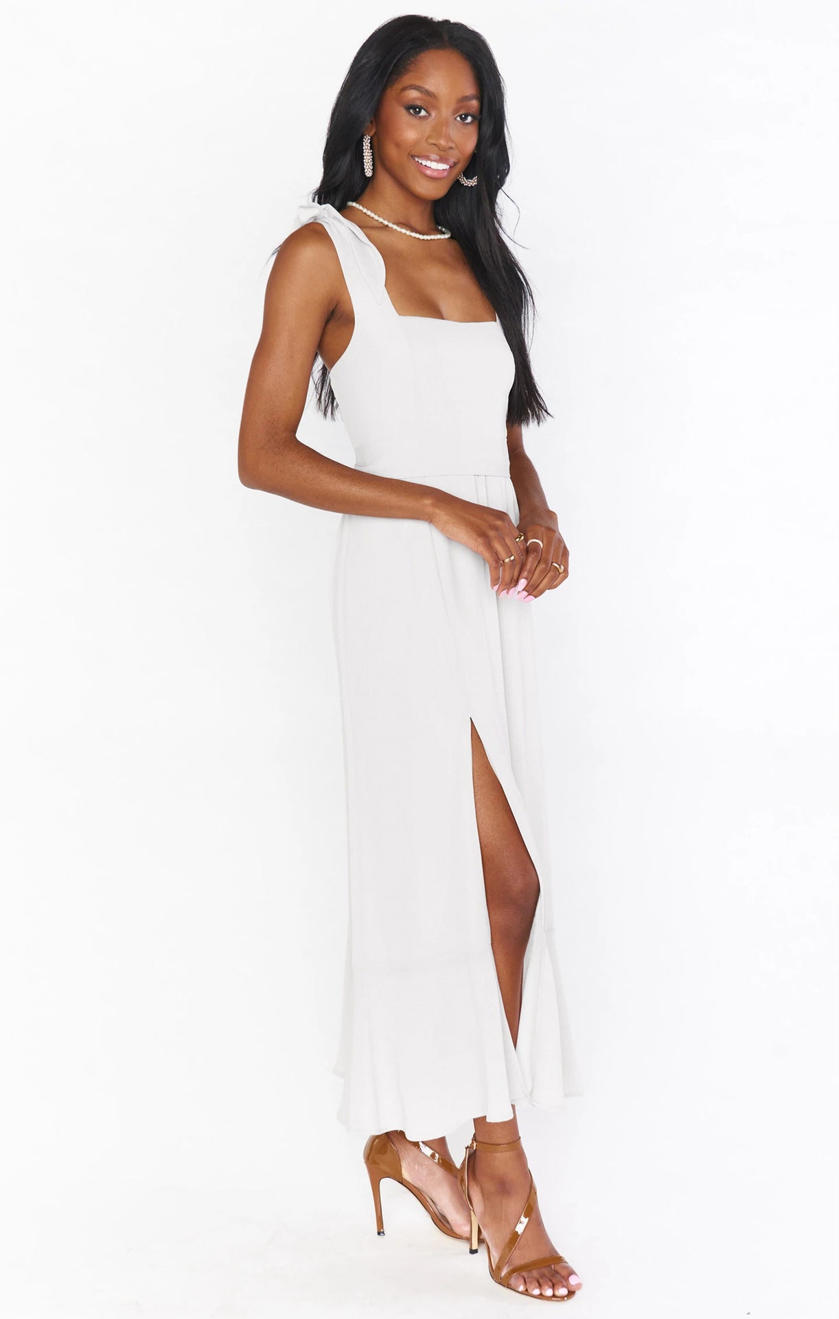 Elle A Line Split Dress