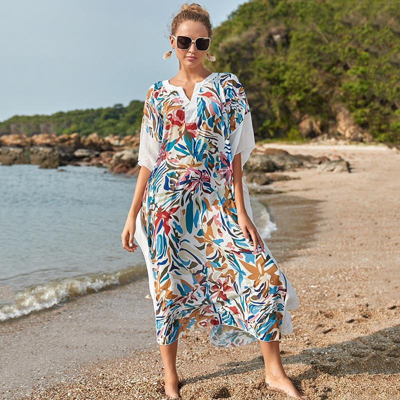 Ally Floral Printed Kaftan