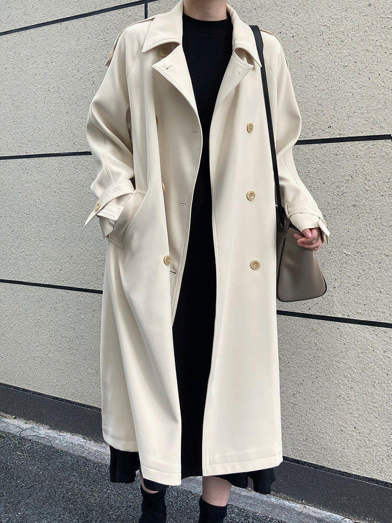 Draping Loose Trench Coat