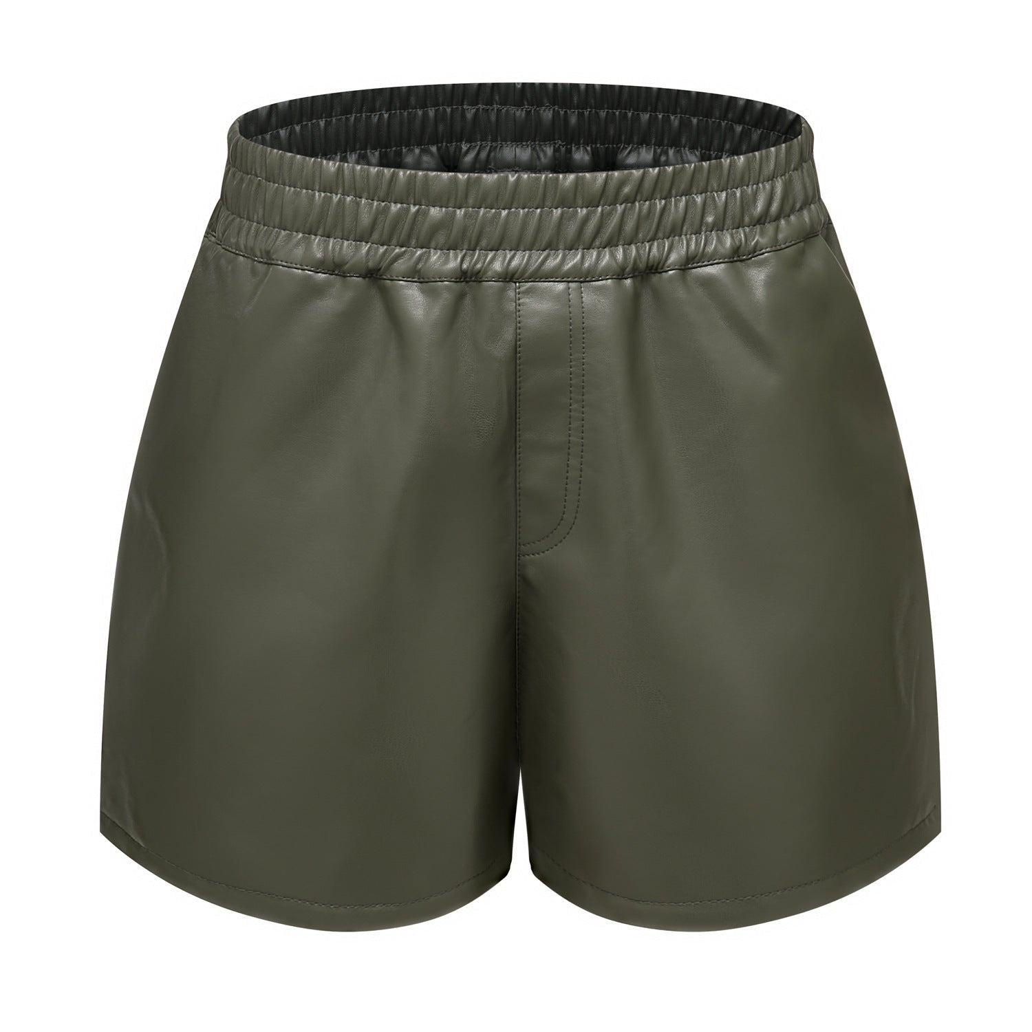 Dani Faux Leather Shorts Casual